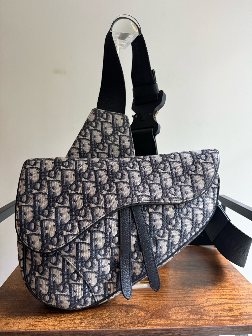 Dior Saddle Crossbody Bag in Oblique Canvas